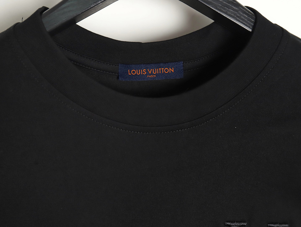 l0*is V*t0n monogram gradient embroidered short-sleeved t-shirt