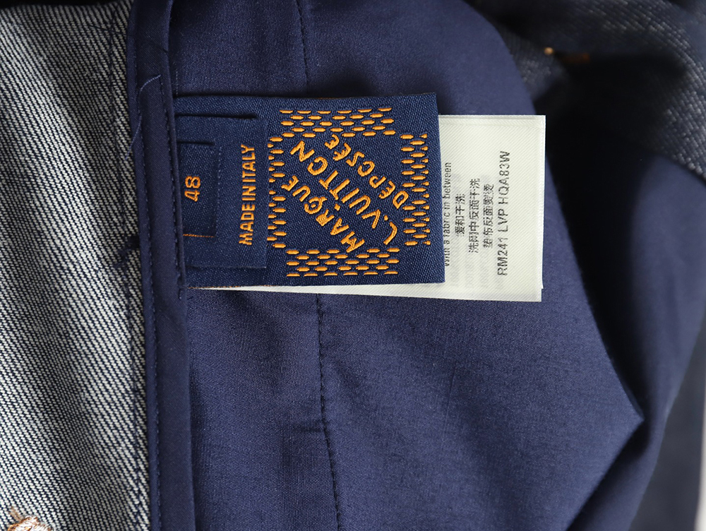 l0*is V*t0n 24ss henry taylor portrait embroidered denim shirt