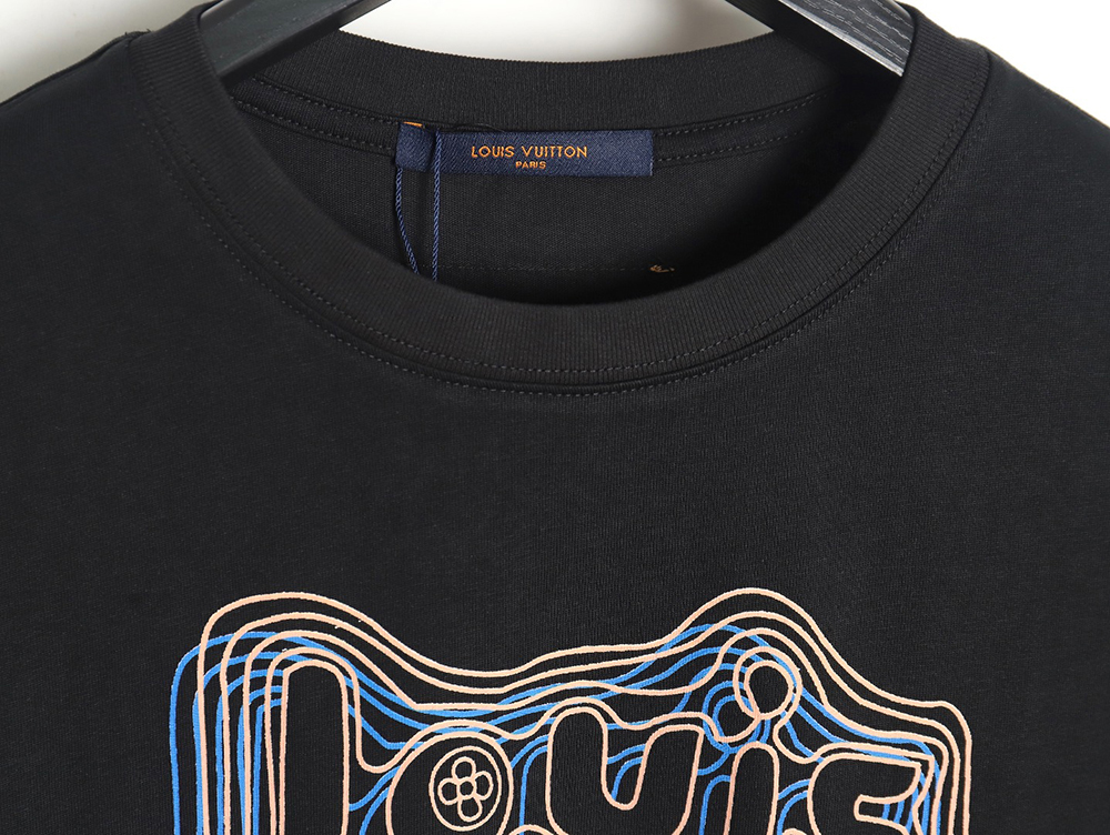 l0*is V*t0n geometric neon print short-sleeved t-shirt