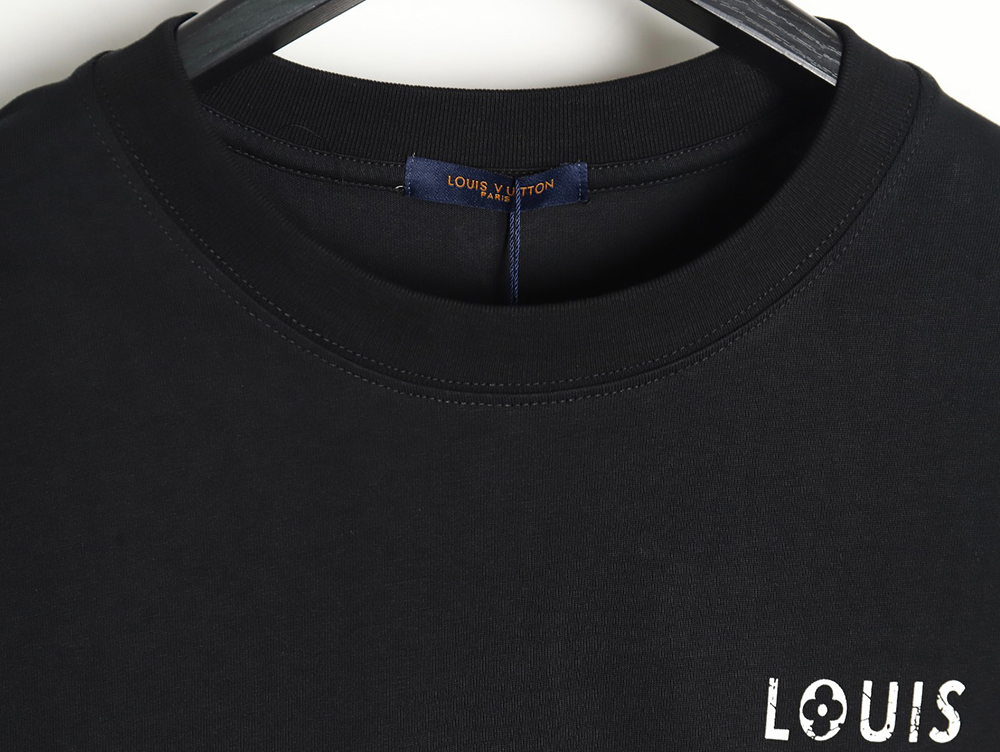 lv Ch**me He**ts co-branded letter print short-sleeve