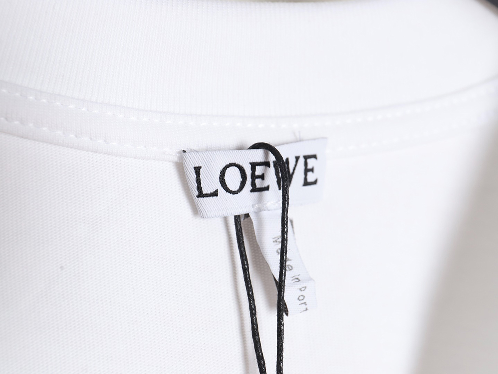 L0ew* 24ss dragon year limited edition logo embroidered short sleeve t-shirt