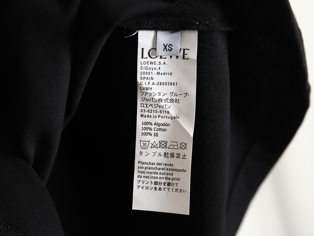 L0ew* 24ss dragon year limited edition logo embroidered short sleeve t-shirt_tsk1