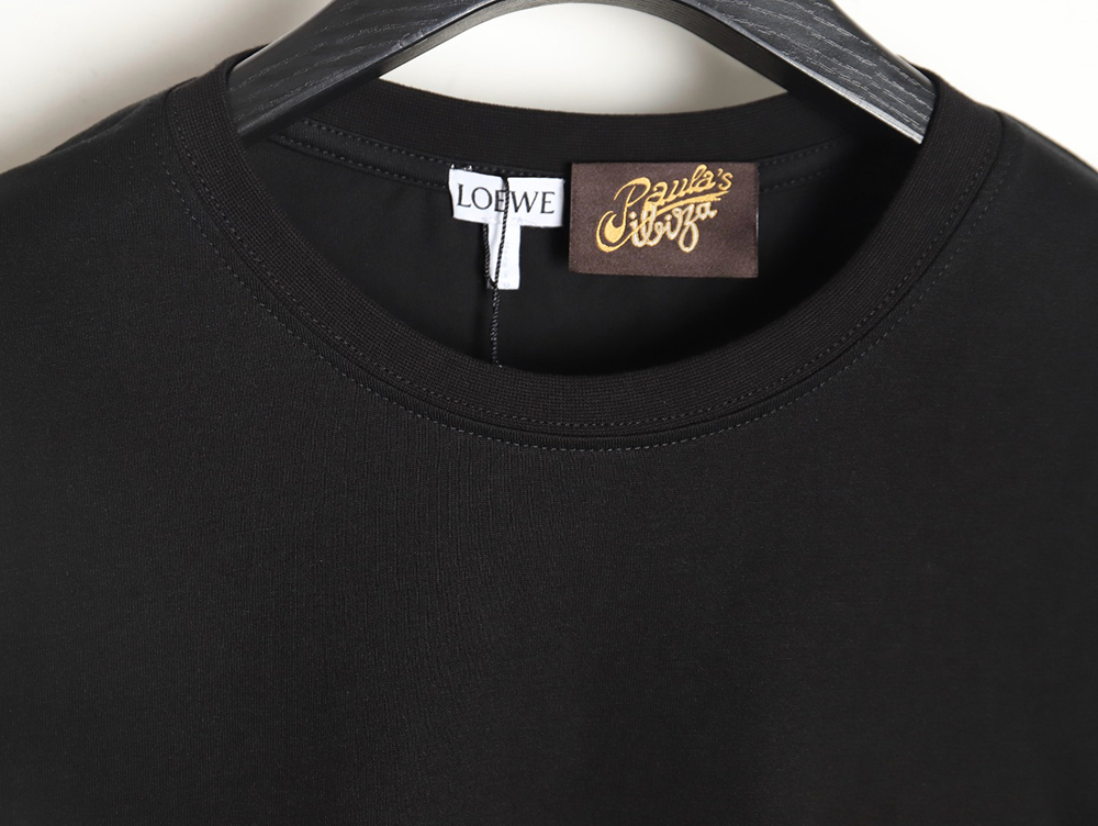 L0ew* 24ss wool embroidered short-sleeved t-shirt_tsk1