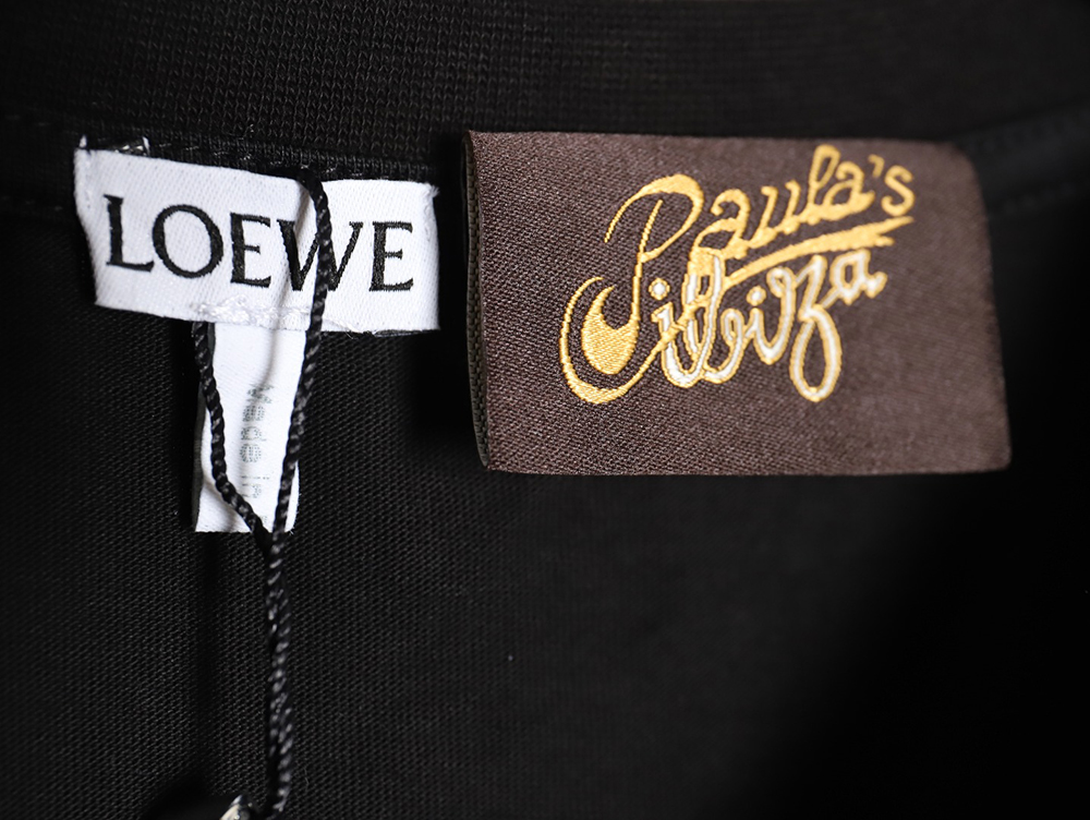 L0ew* 24ss wool embroidered short-sleeved t-shirt_tsk1