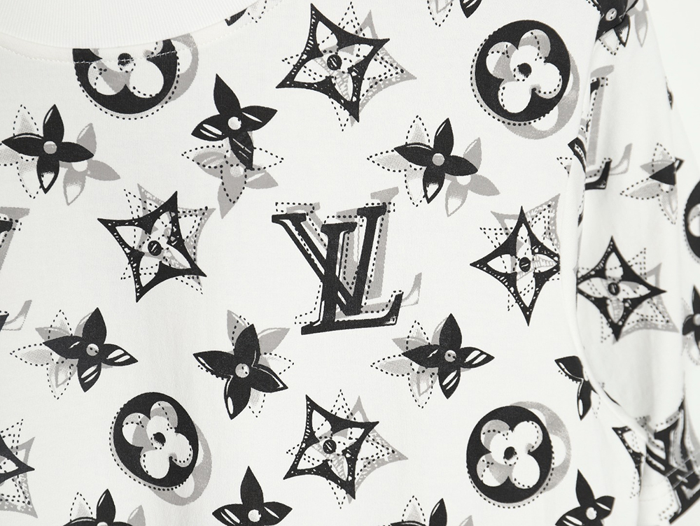 l0*is V*t0n all over print shadow short sleeve