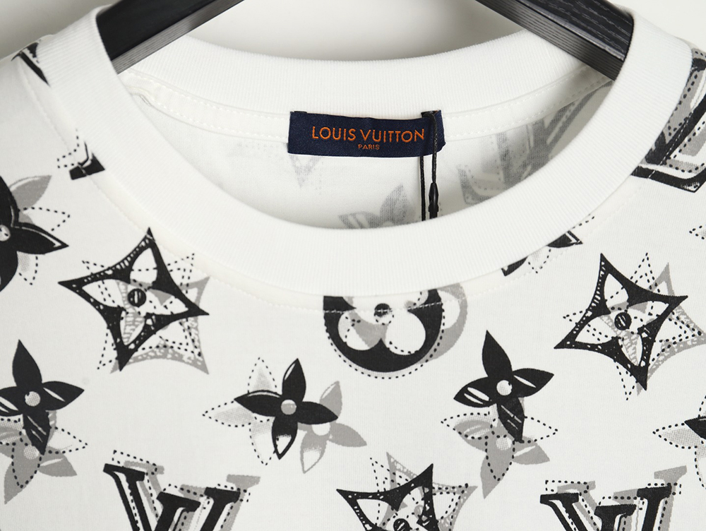 l0*is V*t0n all over print shadow short sleeve