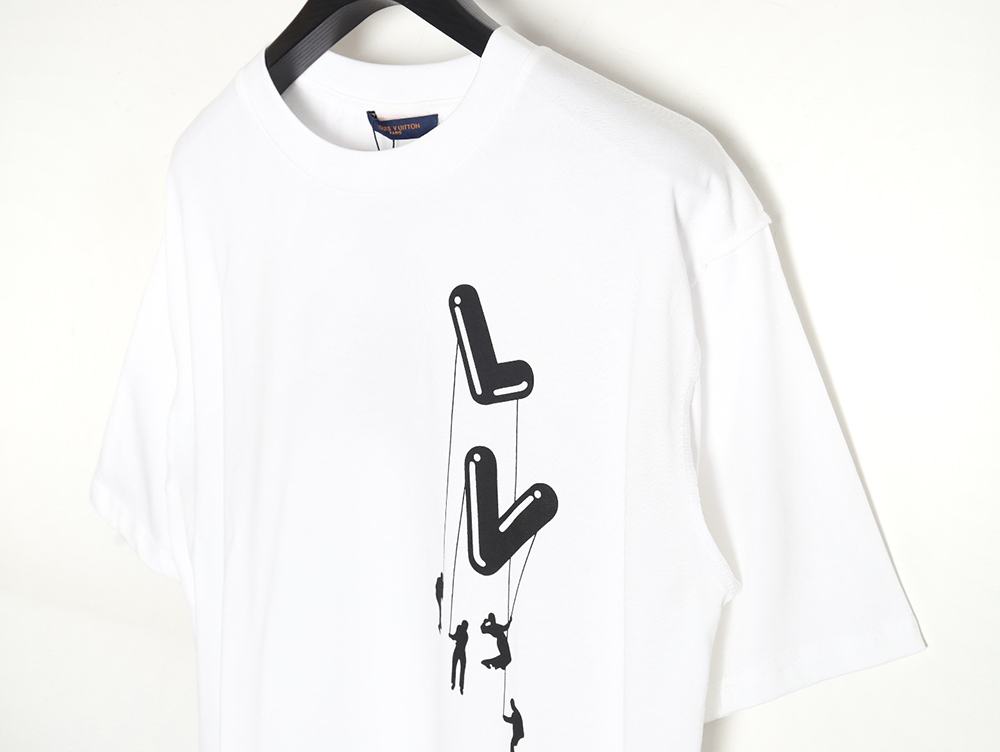 l0*is V*t0n 21ss paratrooper print short sleeve