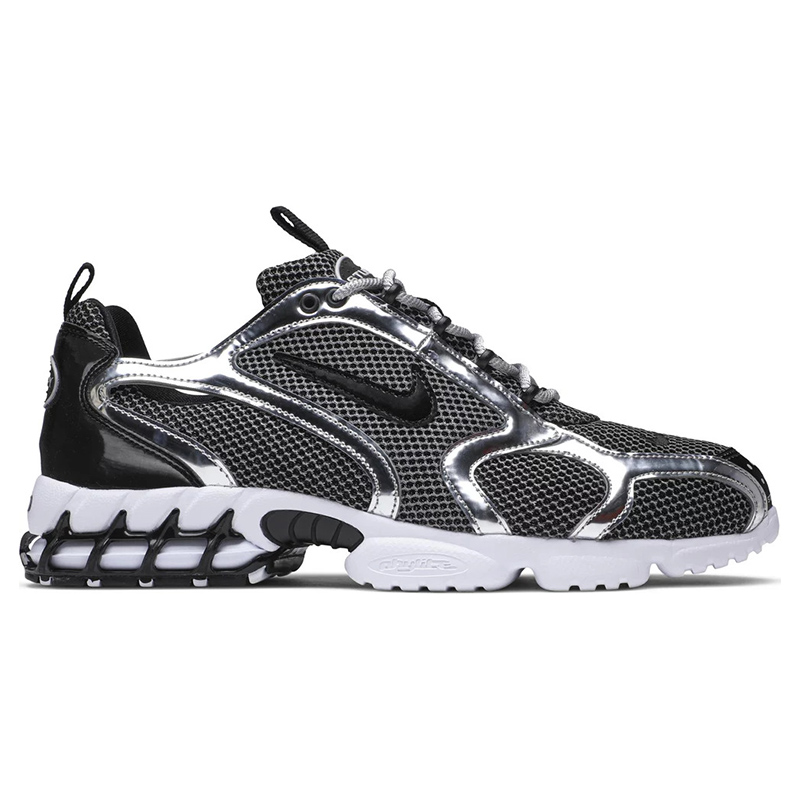 Stussy x Air Zoom Spiridon Caged 2 ''Pure Platinum''