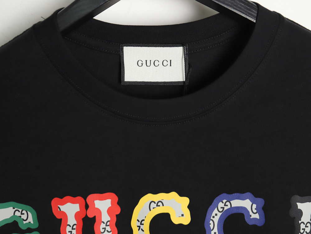 G*u*i 24ss colorful lettering short-sleeved t-shirt_tsk1
