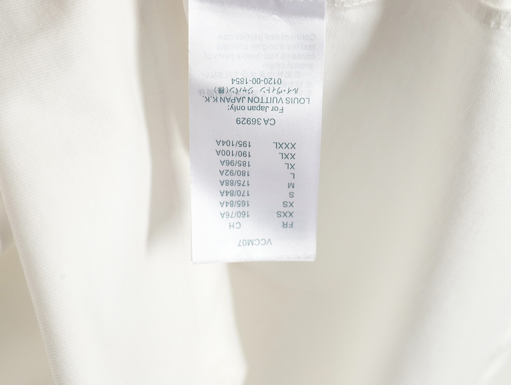 l0*is V*t0n lv24ss block letter short-sleeved t-shirt