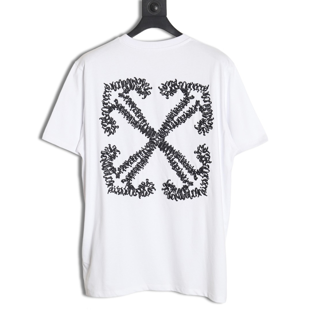 Off White OW embroidered arrow short sleeves