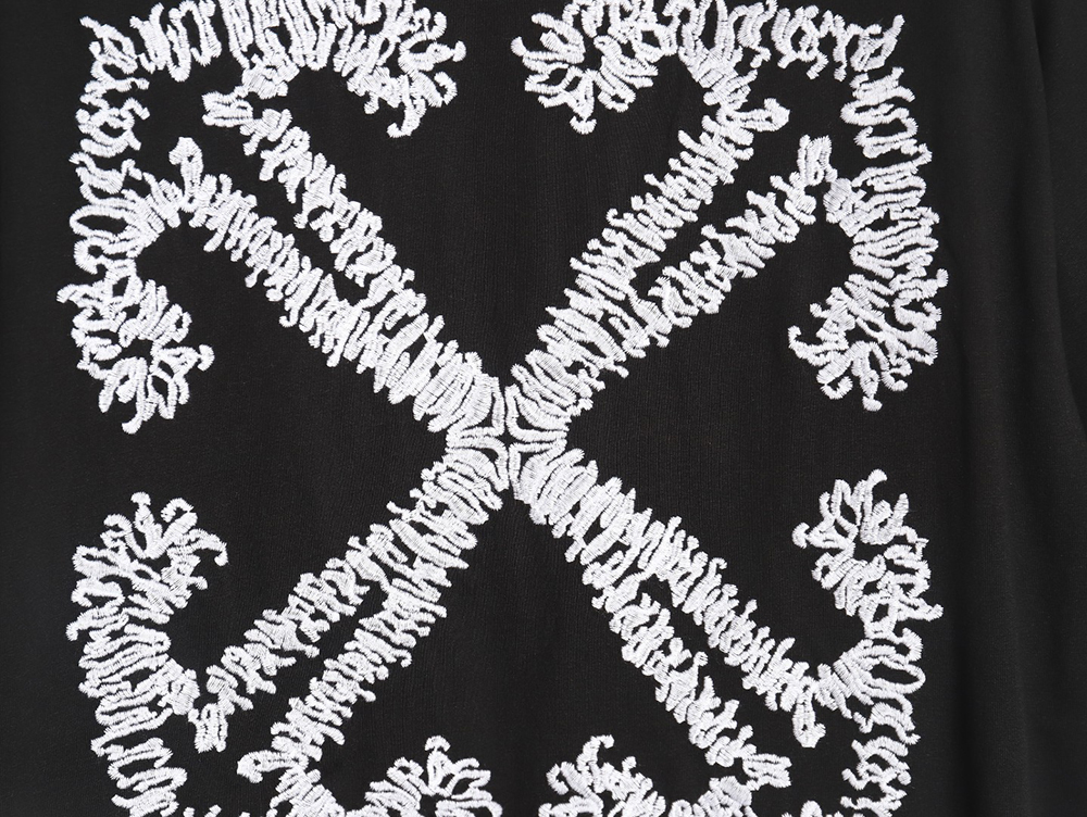 Off White OW embroidered arrow short sleeves_TSK1