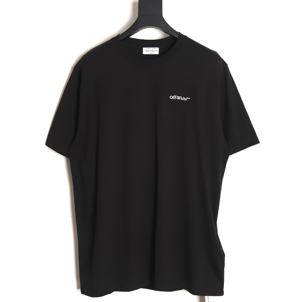 Off White OW embroidered arrow short sleeves_TSK1