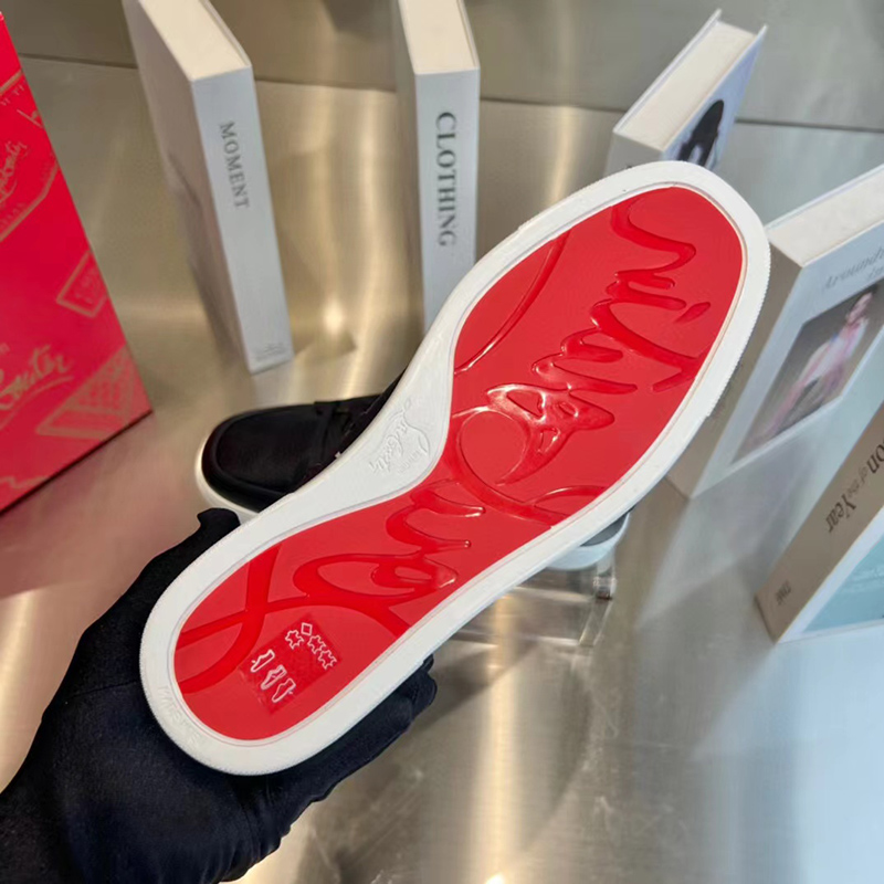 Ch**an louboutin rantulow sneakers - black