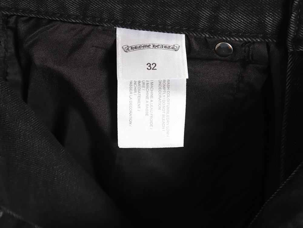 Ch**me He**ts leather cross denim shorts_tsk2