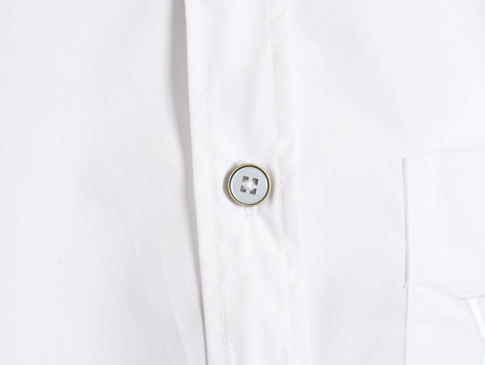 l0*is V*t0n new overs embroidered long-sleeved shirt