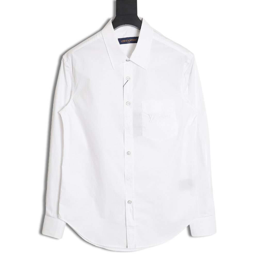 l0*is V*t0n new overs embroidered long-sleeved shirt