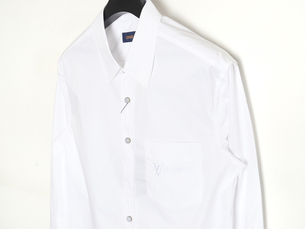 l0*is V*t0n new overs embroidered long-sleeved shirt