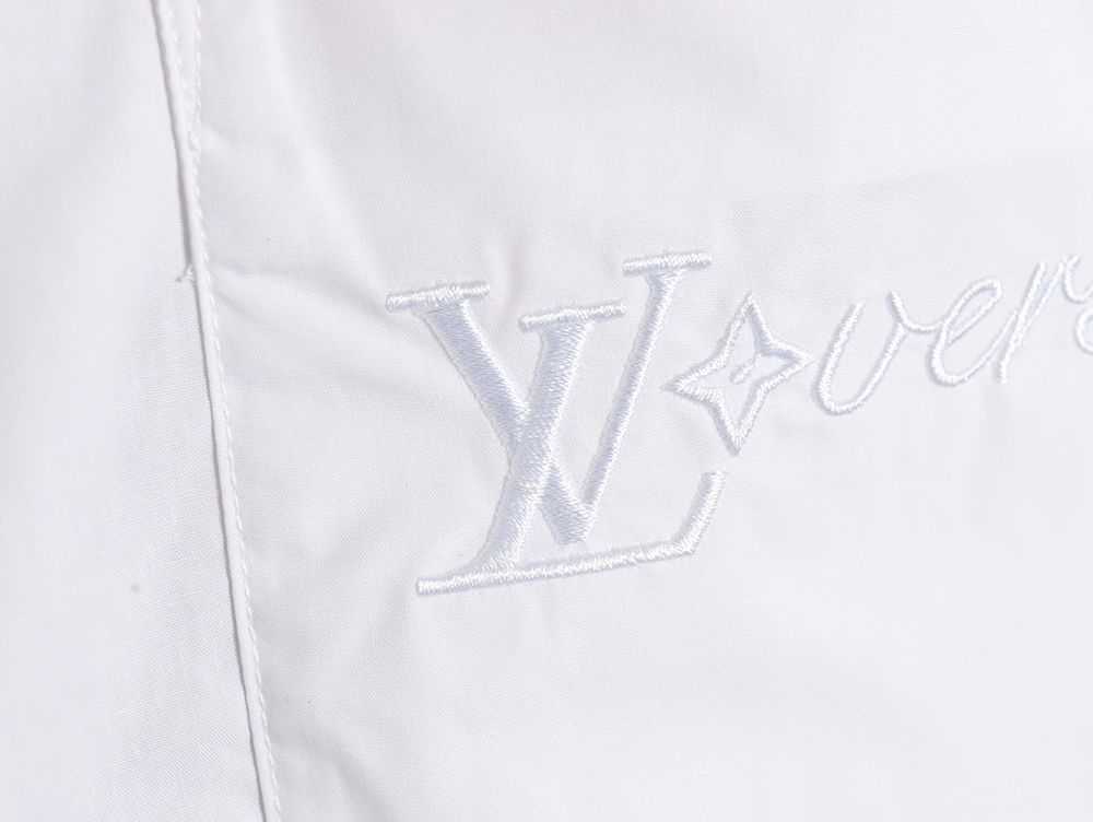 l0*is V*t0n new overs embroidered long-sleeved shirt