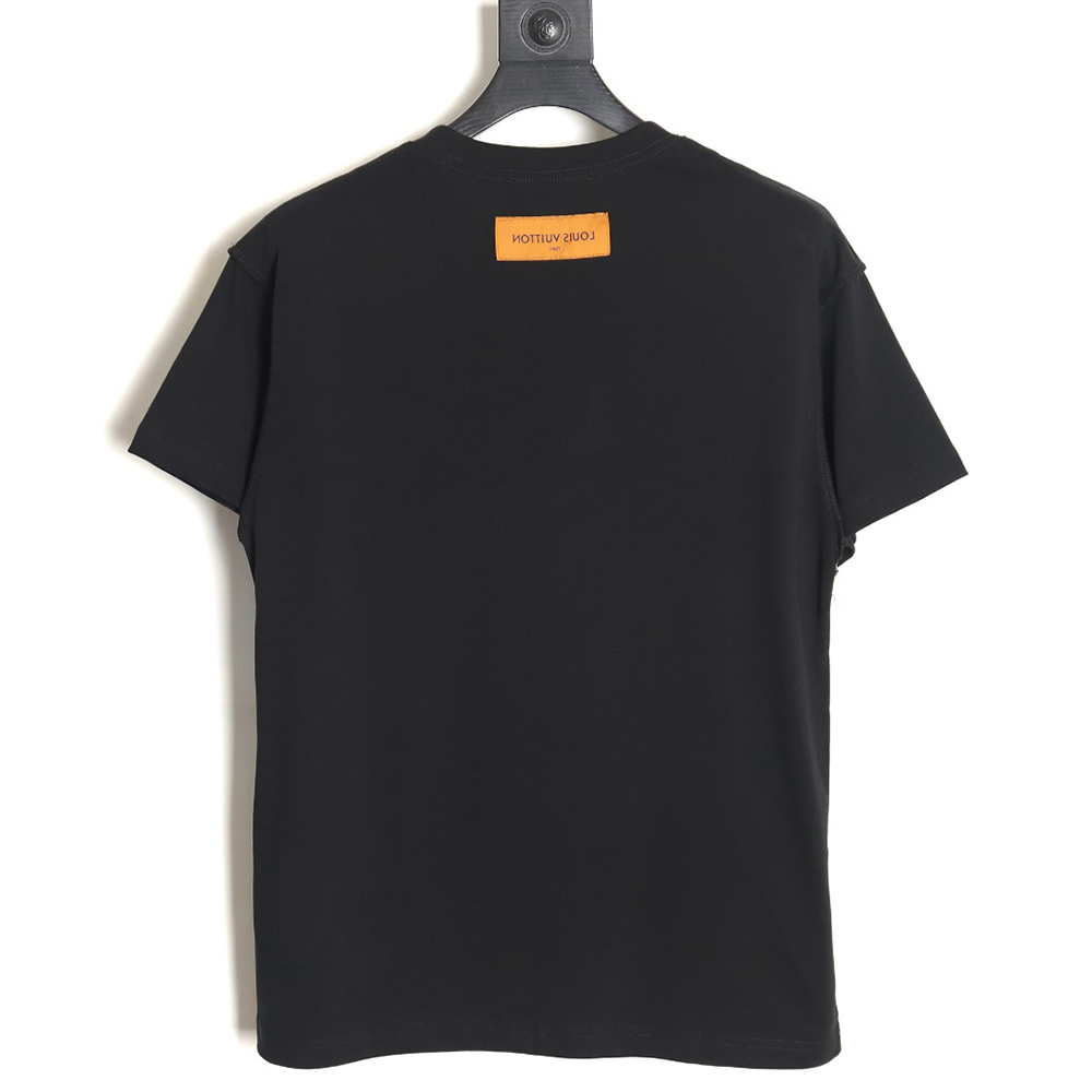 l0*is V*t0n watercolor graffiti short sleeve t-shirt_tsk1