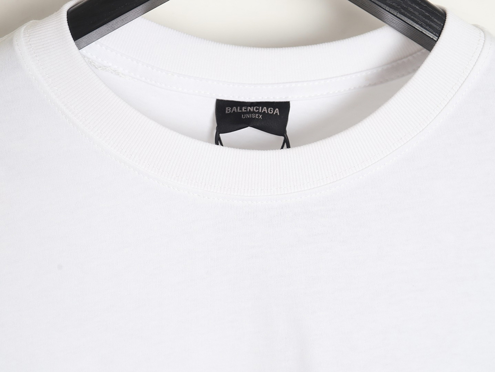 Ba*len*cia*ga chest graffiti logo short sleeve t-shirt tsk1