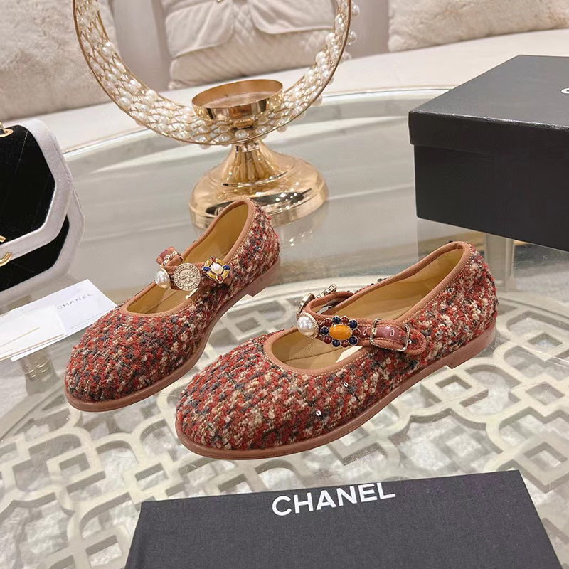 Ch*el mary janes shoes