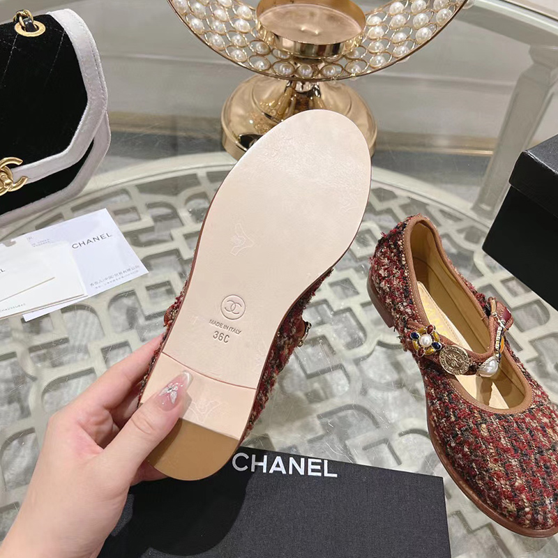 Ch*el mary janes shoes