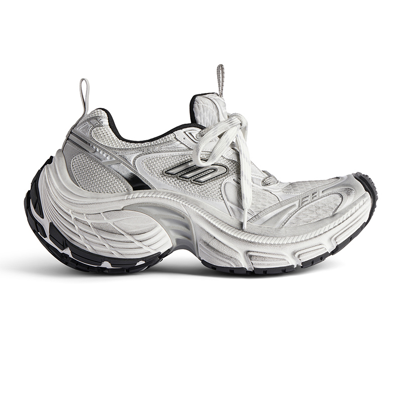 Ba*len*cia*ga men''s 10xl sneaker in white/black