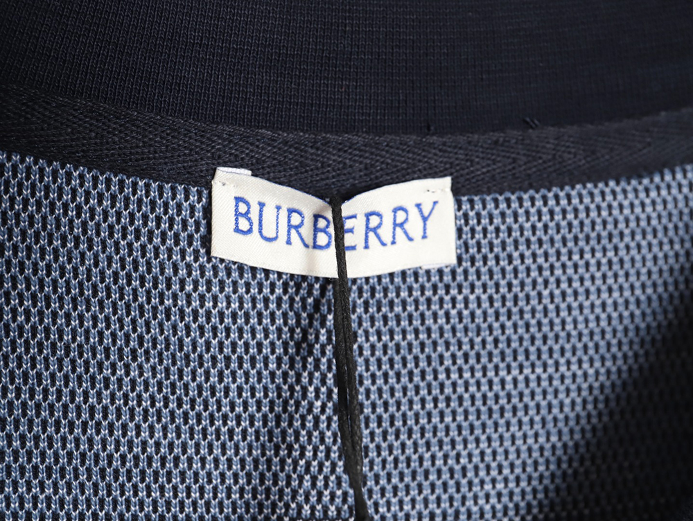 B**rry 24ss check knitted short-sleeved t-shirt tsk2