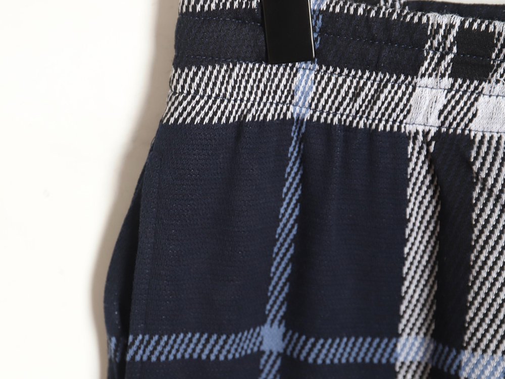 B**rry 24ss check knitted shorts tsk2