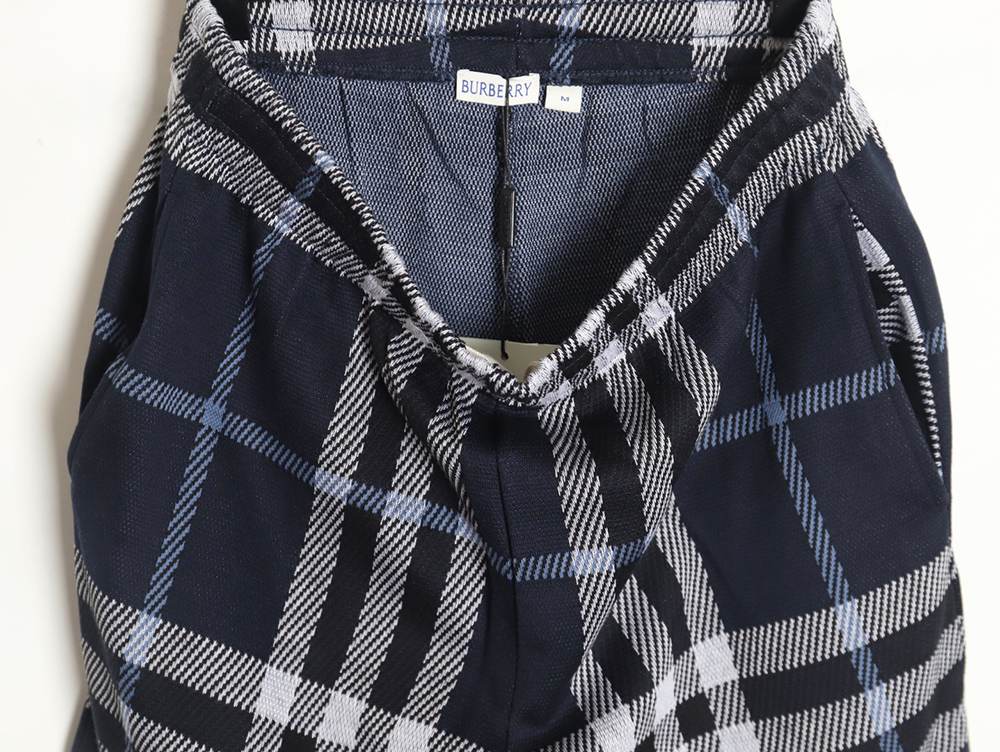 B**rry 24ss check knitted shorts tsk2