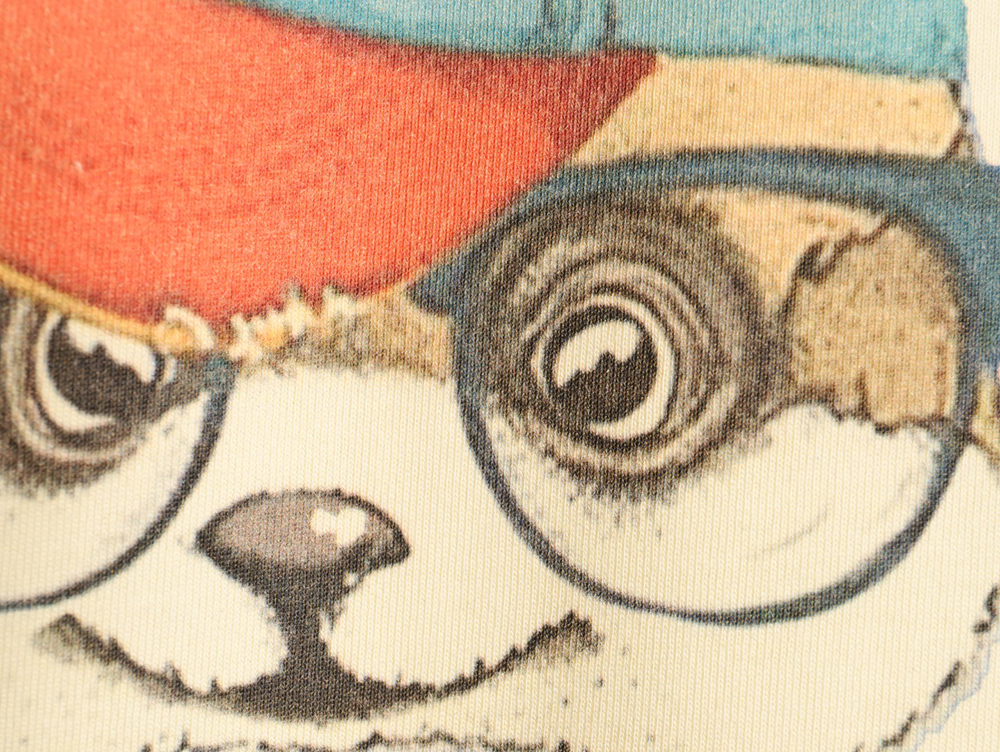 G*u*i 24ss rabbit pattern print crew neck short sleeves tsk1