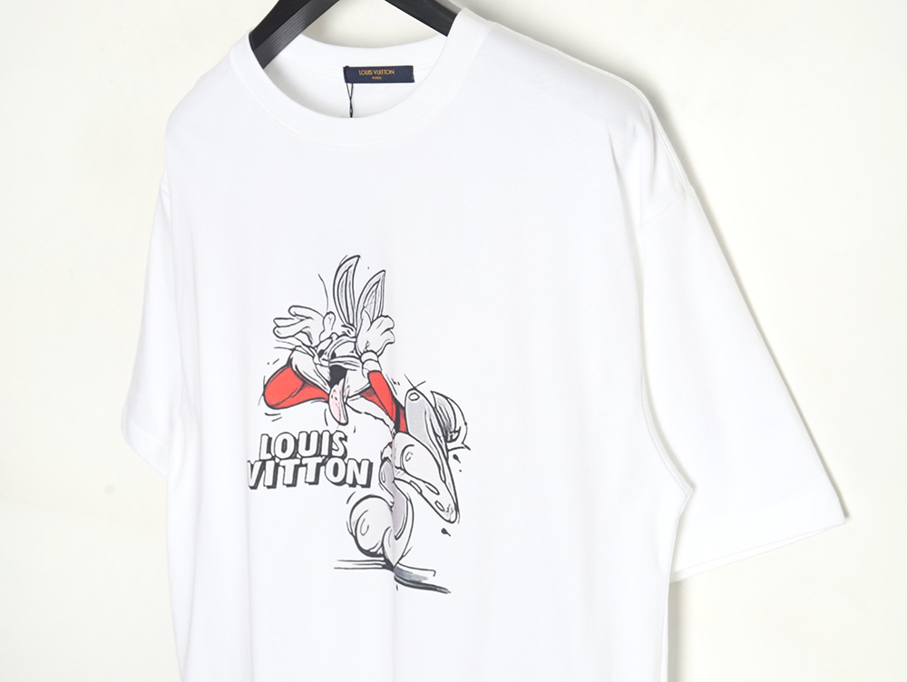 l0*is V*t0n disney co-branded red bugs bunny psychedelic short sleeve tsk1