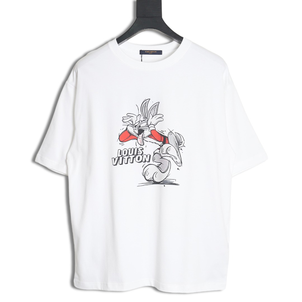 l0*is V*t0n disney co-branded red bugs bunny psychedelic short sleeve tsk1