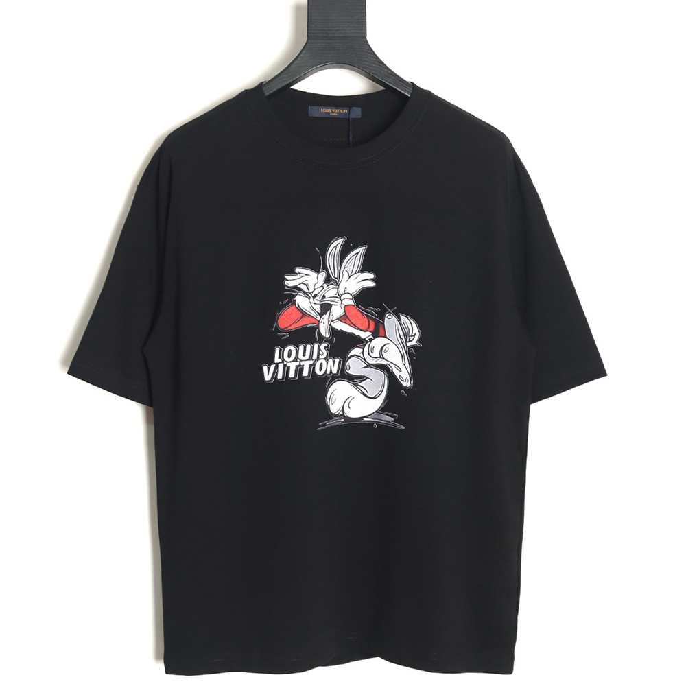 l0*is V*t0n disney co-branded red bugs bunny psychedelic short sleeve tsk2