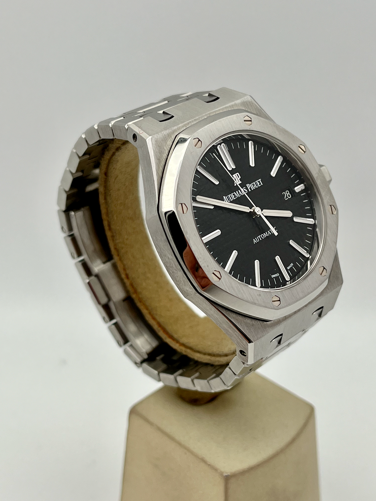 audemars P*g*et - royal oak 15400 ss/ss black zf v2 a3120