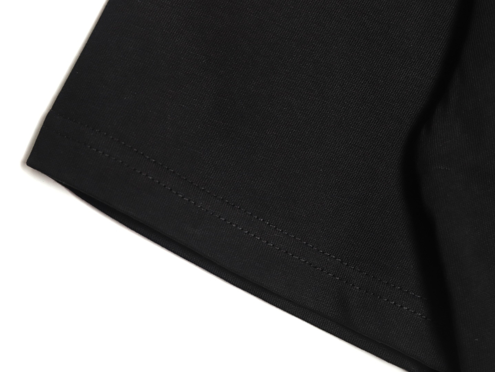 B**rry 24ss shoulder warhorse print short sleeves