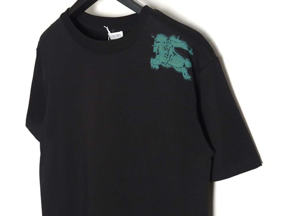 B**rry 24ss shoulder warhorse print short sleeves