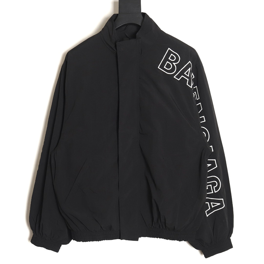 Ba*len*cia*ga blank letter embroidered sports suit jacket