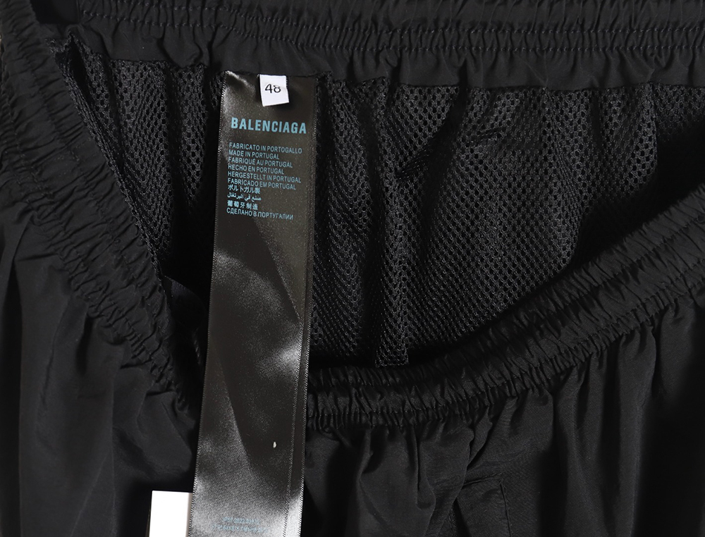 Ba*len*cia*ga blank letters embroidered tracksuit pants