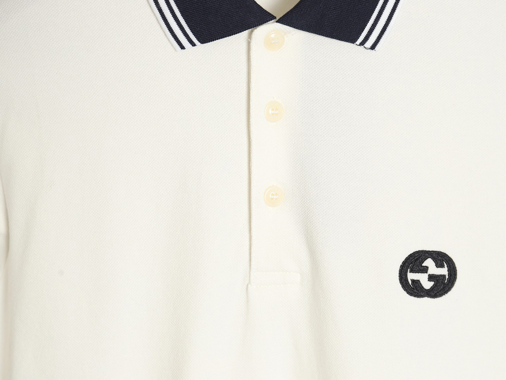 G*u*i double g embroidered polo short sleeve