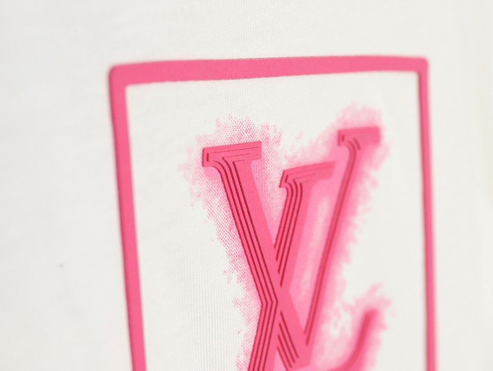 l0*is V*t0n fake pocket 3d letter short sleeve