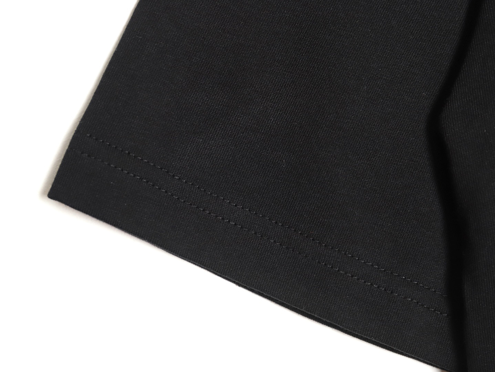 Ba*len*cia*ga 24ss new color label round neck short sleeve t-shirt tsk1