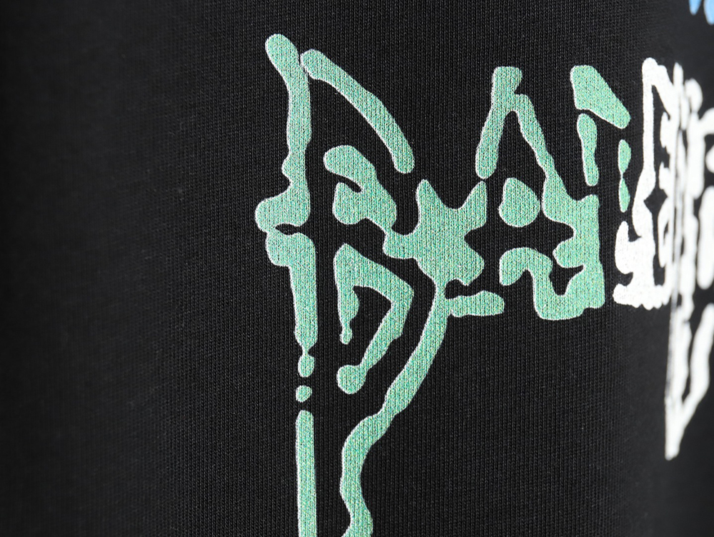 Ba*len*cia*ga 24ss new color label round neck short sleeve t-shirt tsk1