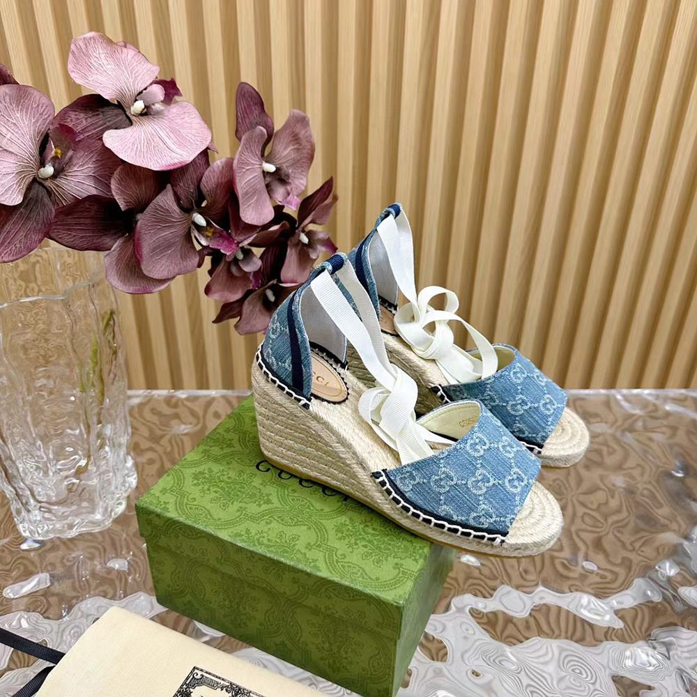 WOMEN''S GG PLATFORM ESPADRILLE H:8cm