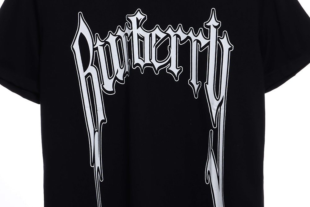 B**rry catwalk logo print short sleeves