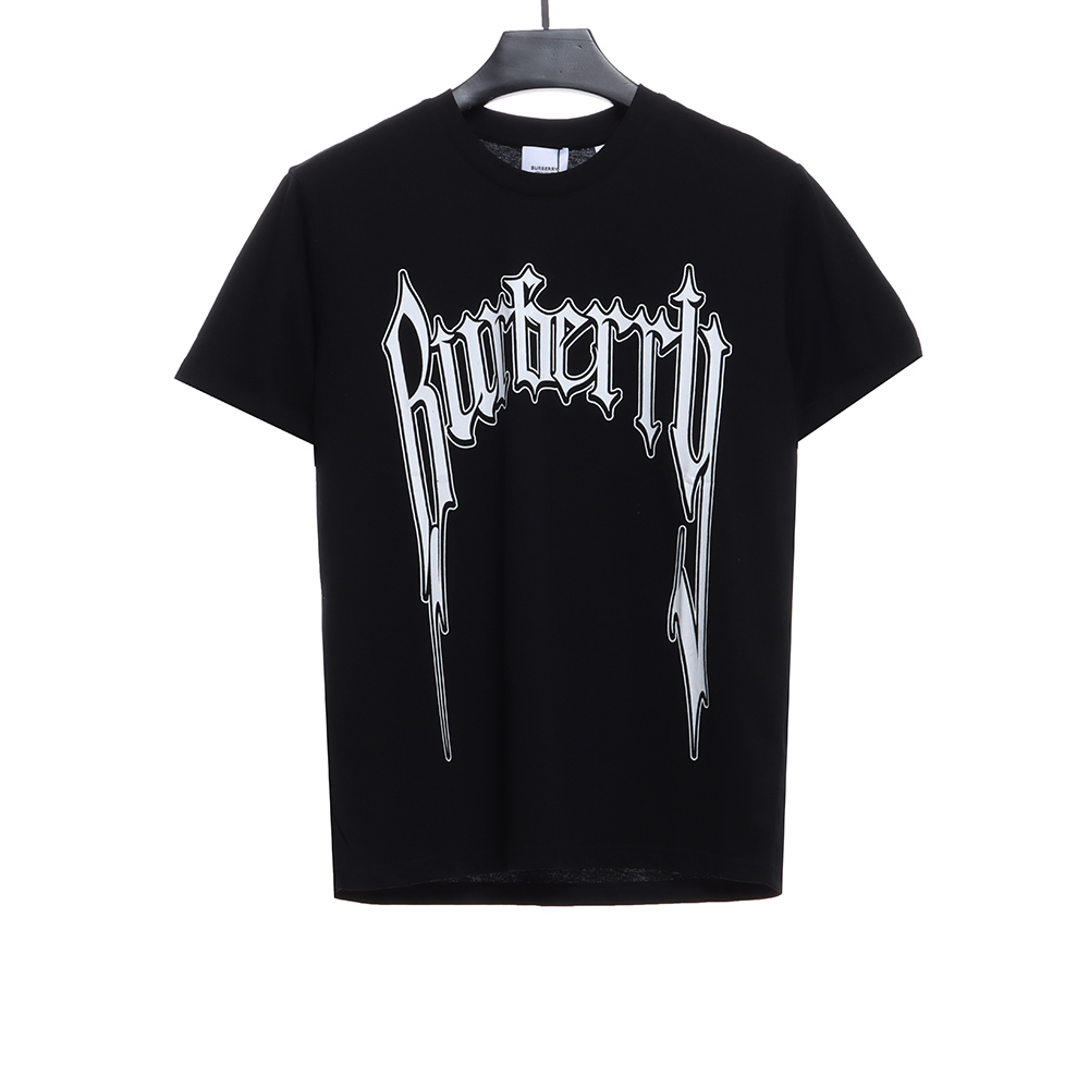 B**rry catwalk logo print short sleeves