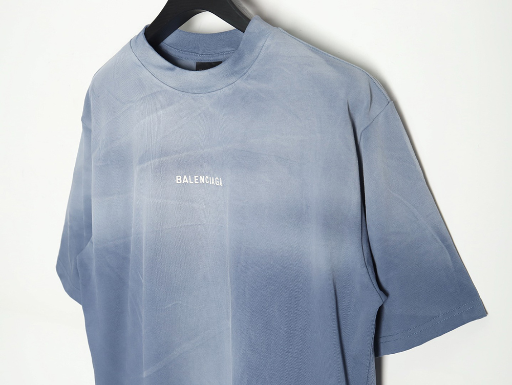 Ba*len*cia*ga 24ss gradient washed short-sleeved t-shirt