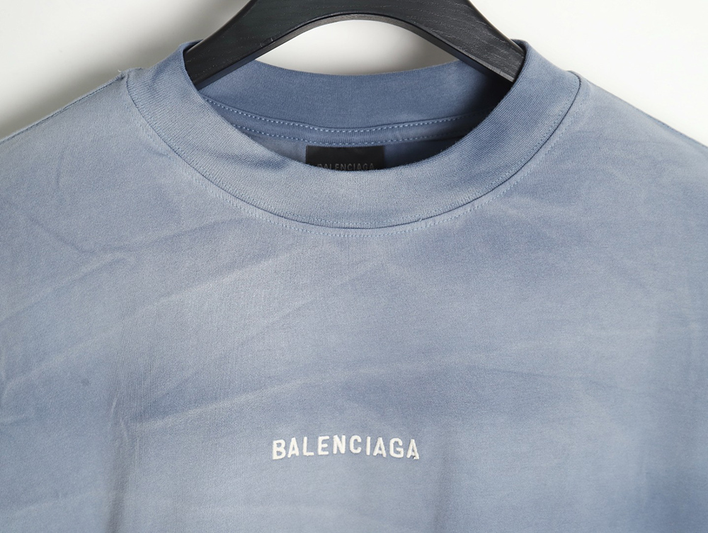 Ba*len*cia*ga 24ss gradient washed short-sleeved t-shirt