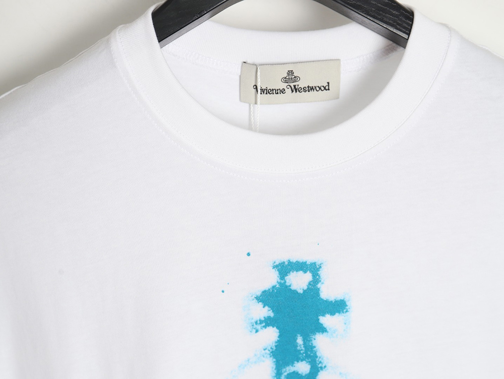 Vivienne Westwood 24SS inkjet Saturn logo short-sleeved T-shirt